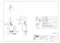 TOTO L505#NW1+TENA12E+TLK02S01J+T6PM1 取扱説明書 商品図面 施工説明書 分解図 アンダーカウンター式洗面器L505+TENA12Eセット 商品図面1