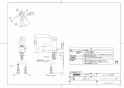 L525RCU+TLS01302JA+TL4CUX2+TK525+T7PW1 取扱説明書 商品図面 施工説明書 分解図 はめ込楕円形洗髪洗面器 L525RCU+TLS01302JAセット 商品図面1