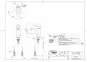 TOTO L530#NW1+TLG01303JA+TLK05203J+TLC4A1X2+TLDP2105J 取扱説明書 商品図面 施工説明書 分解図 丸形洗面器 L530+TLG01303JAセット 商品図面1