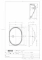 L546U+TLG10301J+TLC4A1X2+T7SW1 取扱説明書 商品図面 施工説明書 分解図 はめ込楕円形洗髪洗面器 L546U+TLG10301Jセット 商品図面1