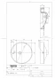 TOTO L700C#NW1 商品図面 ベッセル式洗面器・洗面ボウル（丸形） 商品図面1