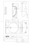 TOTO L830CRU#NW1 商品図面 はめ込前丸洗面器 商品図面1