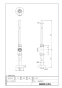 LIXIL(リクシル) LF-3SV 商品図面 ストレート形止水栓 商品図面1