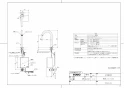 TOTO LS703#NW1+TENA12AL+T6PM1 取扱説明書 商品図面 施工説明書 分解図 ベッセル式洗面器LS703+TENA12ALセット 商品図面1