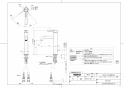 TOTO LS703#NW1+TLG11303J+TL4CUX2+TLDP2207J 取扱説明書 商品図面 施工説明書 分解図 ベッセル式洗面器LS703+TLG11303Jセット 商品図面1