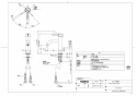 LS704C+TLG11301J+TL4CUX2+HR720+T7PW1 取扱説明書 商品図面 施工説明書 分解図 ベッセル式洗面器 商品図面1