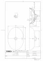 TOTO LS706#NW1 商品図面 施工説明書 分解図 ベッセル式洗面器・洗面ボウル 商品図面1