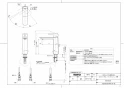 TOTO LS715#NW1+TLG02305JA+TL4CUX2+TLDP2207J 取扱説明書 商品図面 施工説明書 分解図 ベッセル式洗面器・洗面ボウル LS715+TLG02305JAセット 商品図面1