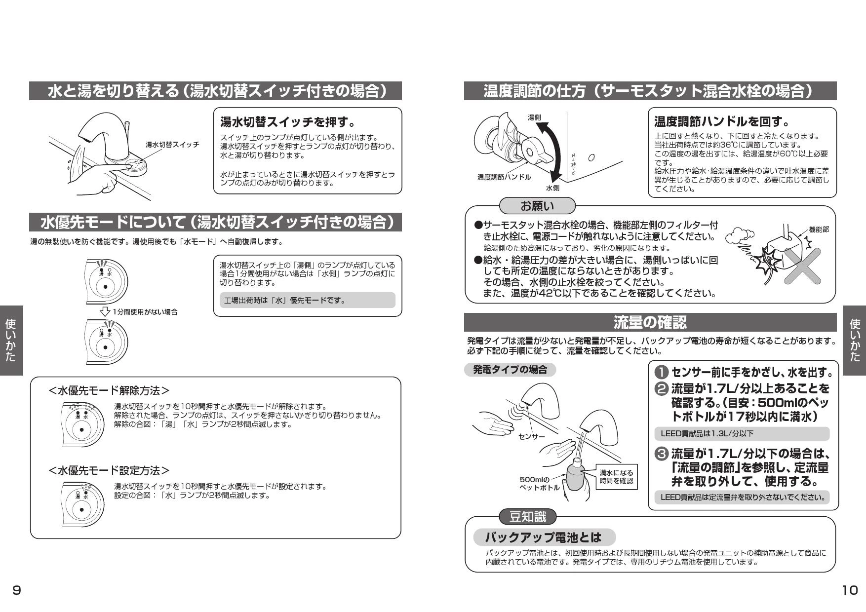 TOTO LS716#NW1+TLE25507J+TLK08S08J+TLDP2107J 取扱説明書 商品