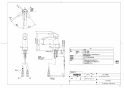 LS717C+TLG09301J+TL4CUX2+T7SW4 取扱説明書 商品図面 施工説明書 分解図 ベッセル式洗面器・洗面ボウル LS717C+TLG09301Jセット 商品図面1