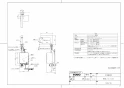 TOTO LS717CM#NW1+TENA12E+TLDS2103J+TLK05202J 取扱説明書 商品図面 施工説明書 分解図 ベッセル式洗面器 LS717CM+TENA12Eセット 商品図面1