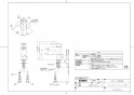 TOTO LS722C#NW1+TLG04302JA+TL4CUX2+HR720+T7PW1 取扱説明書 商品図面 施工説明書 分解図 ベッセル式洗面器 商品図面1