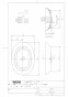 TOTO LS902#NW1+TLG01306JA+TLC4A1X2+T7W85 取扱説明書 商品図面 施工説明書 分解図 ベッセル式洗面器・洗面ボウルセット 商品図面1