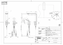 TOTO LS902#NW1+TLP02306J+TLC4A1X2+T7W86 取扱説明書 商品図面 施工説明書 分解図 ベッセル式洗面器・洗面ボウルセット 商品図面1