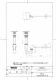 TOTO LS910CR#NW1+TENA12F+TLDP2106J 取扱説明書 商品図面 施工説明書 分解図 ベッセル形洗面器 ハイクオリティ洗面器 LS910CR+TENA12Fセット 商品図面1