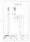 TOTO LSC704AASNW 取扱説明書 商品図面 施工説明書 分解図 ベッセル式洗面器・立水栓セット 商品図面1