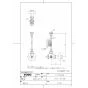TOTO LSC721AAPNW 取扱説明書 商品図面 施工説明書 分解図 ベッセル式洗面器・立水栓セット 商品図面1