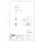 TOTO LSC721AAPNW 取扱説明書 商品図面 施工説明書 分解図 ベッセル式洗面器・立水栓セット 商品図面1