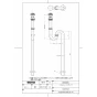 TOTO LSC722ABSNW 取扱説明書 商品図面 施工説明書 分解図 ベッセル式洗面器・立水栓セット 取扱説明書1