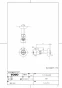 TOTO LSF704AASMWR 取扱説明書 商品図面 施工説明書 分解図 ベッセル式洗面器・洗面ボウルセット 商品図面1