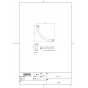 TOTO LSH90BAPT#NW1 商品図面 施工説明書 分解図 壁掛手洗い器（丸形） 商品図面1