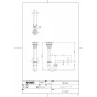 TOTO LSL570APR#NW1 商品図面 施工説明書 分解図 埋込手洗器セット 商品図面1
