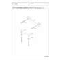 TOTO LSL570APR#NW1 商品図面 施工説明書 分解図 埋込手洗器セット 分解図1
