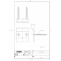 TOTO LSL870APR#NW1 商品図面 施工説明書 分解図 壁掛手洗器セット 商品図面1