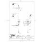TOTO LSL870APR#NW1 商品図面 施工説明書 分解図 壁掛手洗器セット 商品図面1