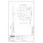 TOTO M704LB 取扱説明書 商品図面 施工説明書 洗面カウンター 商品図面1