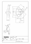 TOTO MLRA50B#NW1 取扱説明書 商品図面 施工説明書 カウンター一体形コーナー洗面器(樹脂製) 商品図面1