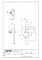 TOTO MLRB32AAL#NW1+TLS01303JA+TL4CUX2+T7W41+MX60013 取扱説明書 商品図面 施工説明書 分解図 カウンター一体形コーナー洗面器(樹脂製) MLRB32AAL+TLS01303JAセット 商品図面1