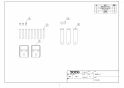 TOTO MLRB32ABL#NW1+TENA12A+T7W41+MX60013 取扱説明書 商品図面 施工説明書 分解図 カウンター一体形コーナー洗面器(樹脂製) MLRB32ABL+TENA12Aセット 商品図面1