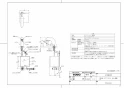 TOTO MLRB32ABL#NW1+TENA40AJ+T7W41+MX60013 取扱説明書 商品図面 施工説明書 分解図 カウンター一体形コーナー洗面器(樹脂製) MLRB32ABL+TENA40AJセット 商品図面1