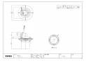 TOTO PJ003 取扱説明書 商品図面 施工説明書 取替え用トラップユニット 商品図面1