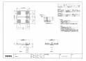 TOTO PWSP64E2W 商品図面 洗濯機パンセット 640サイズ 商品図面1