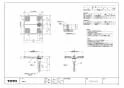 TOTO PWSP64JH2W 商品図面 洗濯機パンセット 640サイズ 商品図面1