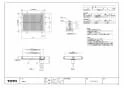 TOTO PWSP80E2W 商品図面 洗濯機パンセット 800サイズ 商品図面1