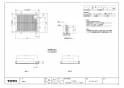 TOTO PWSP80LDB2W 商品図面 洗濯機パンセット 800サイズ 商品図面1