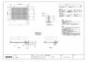 TOTO PWSP90LDB2W 商品図面 洗濯機パンセット 900サイズ 商品図面1