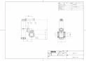 TOTO RHE97H-38 商品図面 洗面所用密閉式排水ホッパー 商品図面1