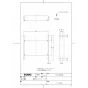 TOTO T110D37 商品図面 施工説明書 軽量鉄骨用取付金具 商品図面1