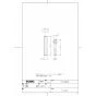 TOTO T110D51 商品図面 埋め込みセット 商品図面1