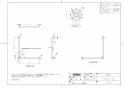 TOTO T112CL9#NW1 取扱説明書 商品図面 施工説明書 分解図 多用途用手すり 商品図面1