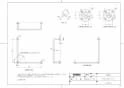 TOTO T113BL11 取扱説明書 商品図面 施工説明書 分解図 腰掛便器用手すり 商品図面1