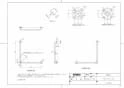 TOTO T113BL9 取扱説明書 商品図面 施工説明書 分解図 多用途用手すり 商品図面1