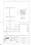 TOTO T113BU2 商品図面 小便器用手すり 商品図面1