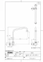 TOTO T131BLUN13H 商品図面 分解図 横水栓 商品図面1