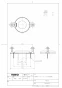 TOTO T64CW 商品図面 分解図 壁排水フランジ 商品図面1