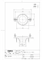 TOTO T64FWN 商品図面 分解図 床排水フランジ 商品図面1